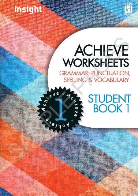 Achieve Worksheets Student Book 1 - SAMPLE PAGES