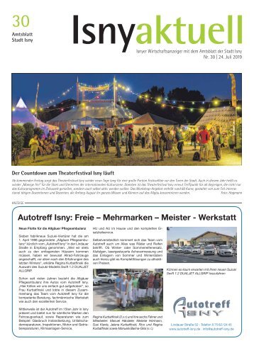 Isny Aktuell 24.07.2019