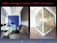 Office Design London - KOVA Interiors