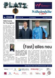 Daily News Wilhelmshöhe Open 2019