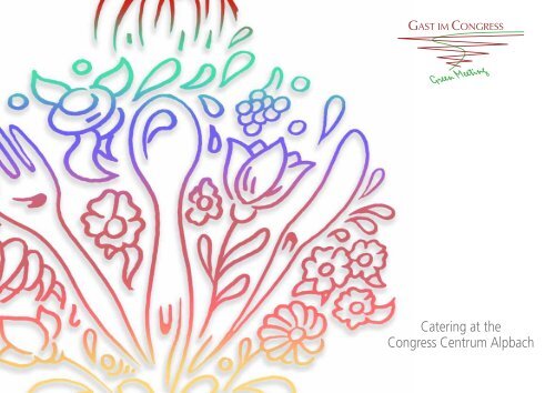 Congress Centre Alpbach | Catering brochure