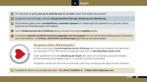 CITY for TWO OSNABRÜCK | Limitierte Ausgabe 2020