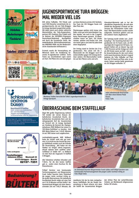 Stadtjournal Brüggen_ August 2019