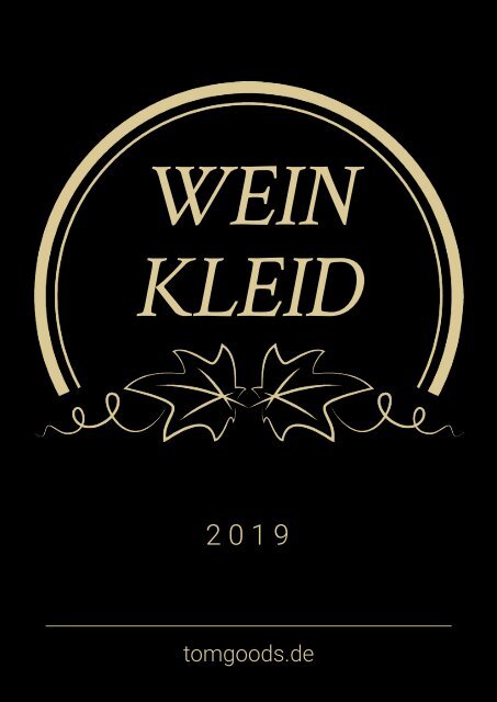 Weinkleid, Weindress oder Hülle für Rotwein, Weißwein, Sekt- und Champagnerflaschen