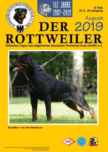 Der Rottweiler - Ausgabe August 2019