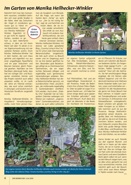 DER BIEBRICHER, Nr. 332, Juli 2019