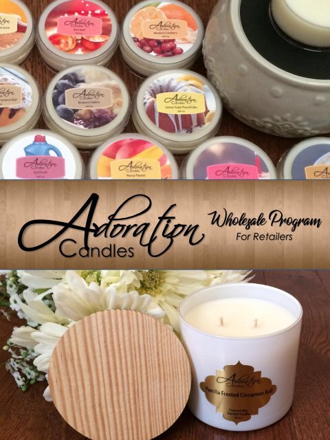 Adoration Candles Wholesale Catalog