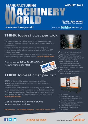 Manufacturing Machinery World August 2019