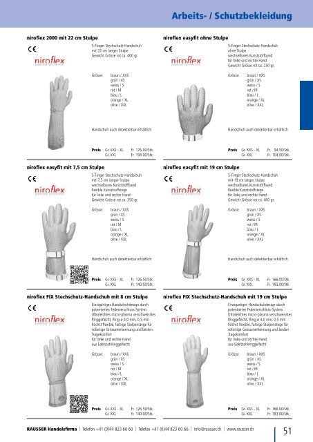 Seiten 49-100 Arbeits- und Schutzbekleidung