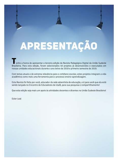 2019 - REVISTA PEDAGÓGICA USeB