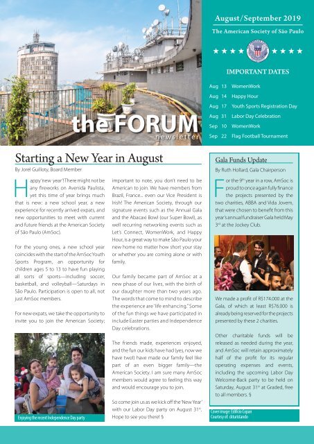 August/September 2019 FORUM