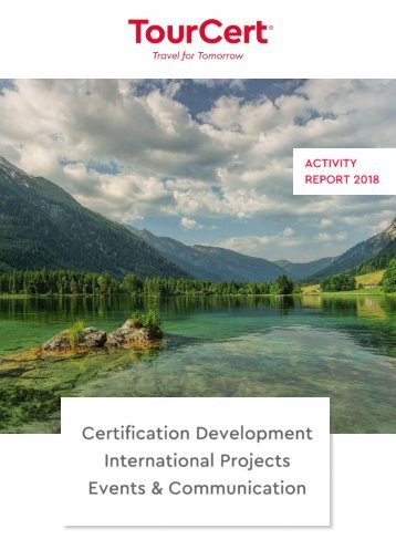 TourCert Activity Report 2018