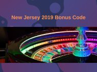 New Jersey 2019 Bonus Code
