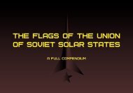 The flags of the Union of Soviet Solar States - A full compendium