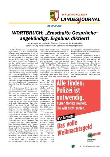 Deutsche Polizei Ausgabe 08/2019
