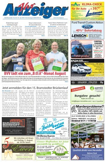 Ihr Anzeiger Bad Bramstedt 30 2019