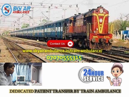 Book India’s Best Leading Train Ambulance Service in Varanasi