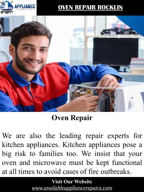 Oven Repair Rocklin