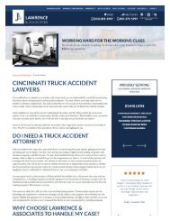 Cincinnati Truck Accident Lawyers
