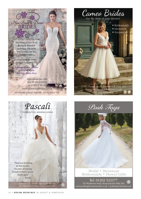 Dream Weddings Magazine - Dorset & Hampshire - issue.40