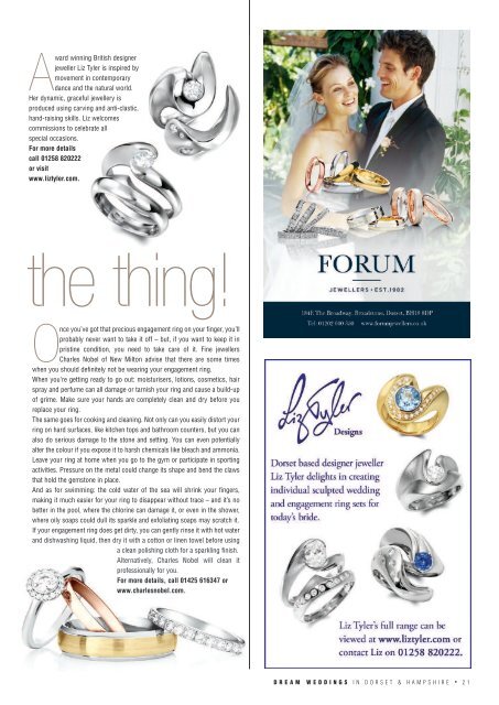 Dream Weddings Magazine - Dorset & Hampshire - issue.40