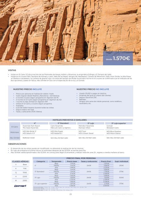 CATALOGO EGIPTO 2019 (paginas)