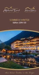 Alphotel Tyrol - Sommer - Winter Edition 2019/20