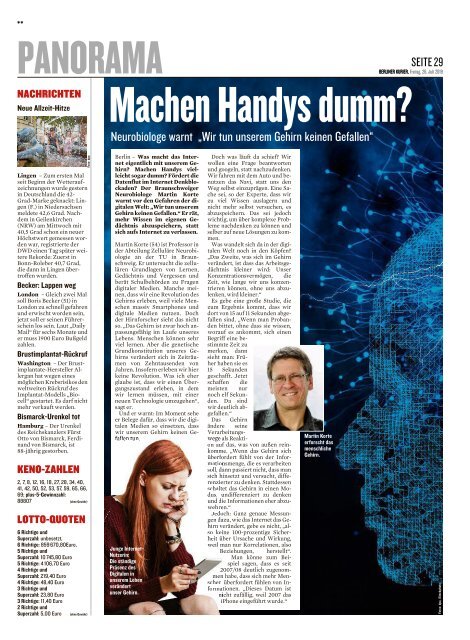 Berliner Kurier 26.07.2019