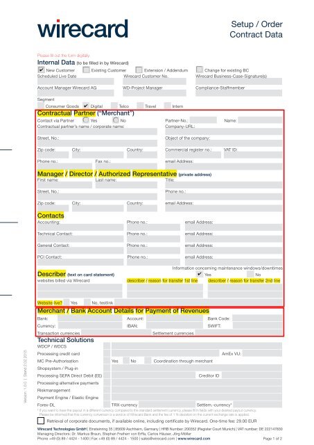 Application Form