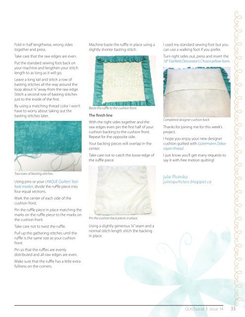 QUILTsocial Issue 14