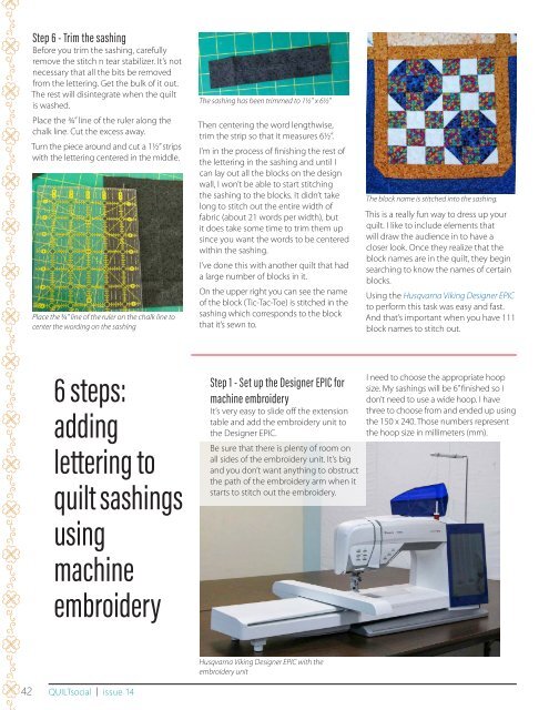 QUILTsocial Issue 14