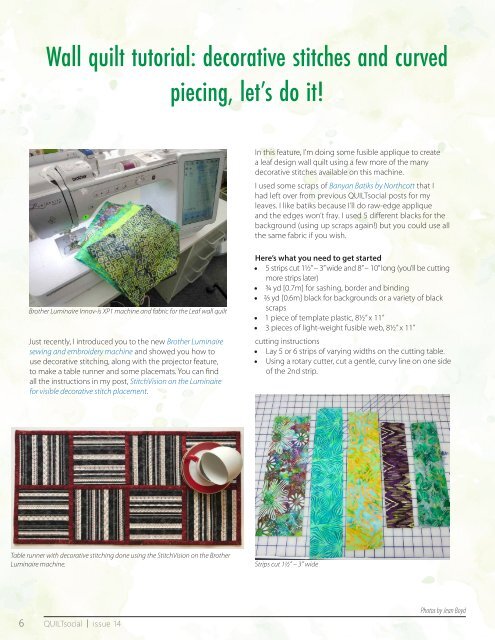 QUILTsocial Issue 14