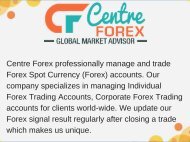 Professional Forex Managed Accounts