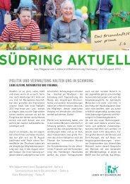 Südring Aktuell Juli 2012 - Leben mit Behinderung Hamburg