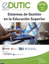 EDUTIC Review Sistemas de Gestión  en la Educación Superior