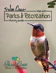 Palm Coast Parks & Recreation Activity Guide Fall 2019