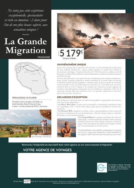 Voyamar Collection Afrique | Octobre 2019 - Décembre 2020