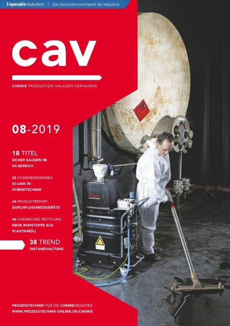 cav – Prozesstechnik für die Chemieindustrie 08.2019