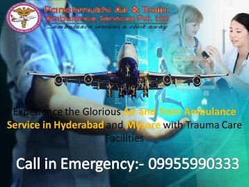 Panchmukhi Air Ambulance Services In Hyderabad-Why Is It Best Service Provider?