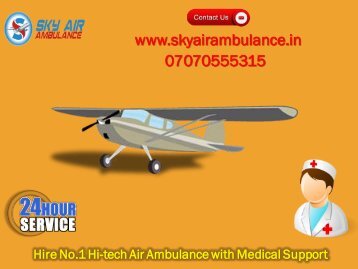 Best ICU Specialist Air Ambulance Service in Lucknow