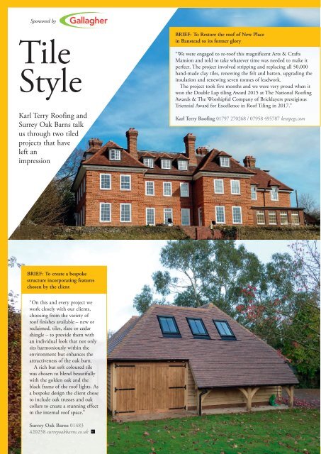 Wealden Times | WT210 | August 2019 | Restoration & New Build supplement inside