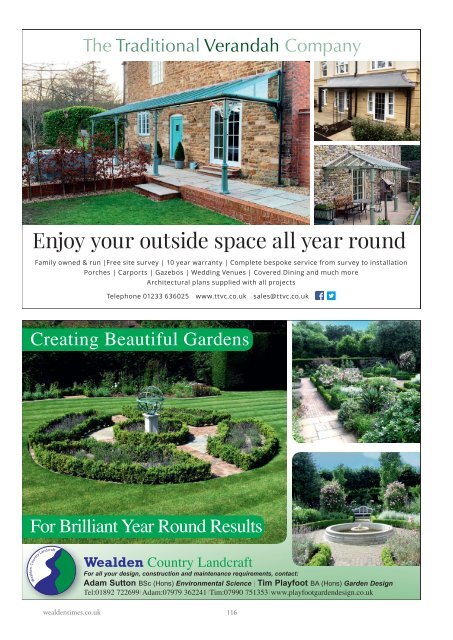 Wealden Times | WT210 | August 2019 | Restoration & New Build supplement inside