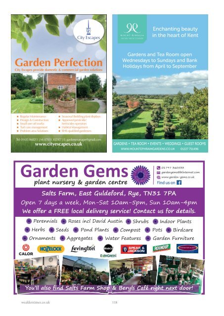 Wealden Times | WT210 | August 2019 | Restoration & New Build supplement inside