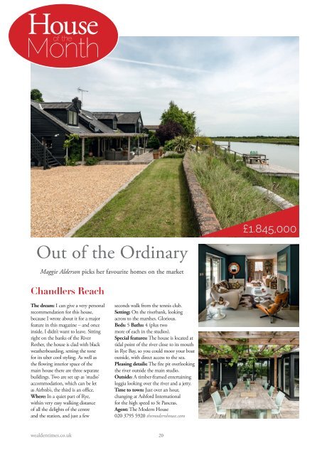 Wealden Times | WT210 | August 2019 | Restoration & New Build supplement inside