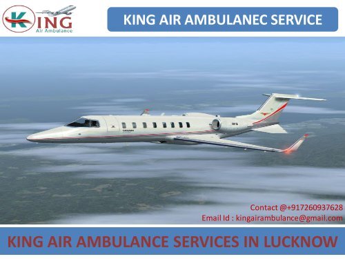 King air ambulance services in Lucknow