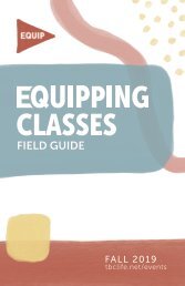 Equipping Booklet Fall 2019