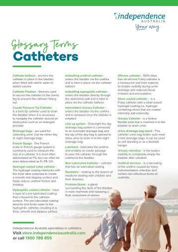 Catheter Glossary Terms 