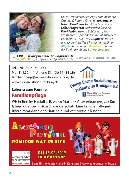 Aktion Kindertraum Freiburg/Offenburg/Konstanz/Ravensburg 2019