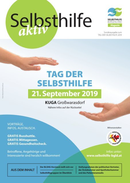 Selbsthilfe Burgenland Magazin Sonderausgabe Tag der Selbsthilfe 2019