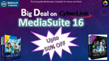 Cyberlink media suit 16 coupon code